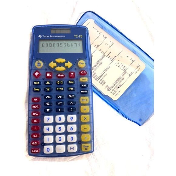 Texas Instruments Ti-I5 Explorer Calculator Blue - Picture 1 of 4